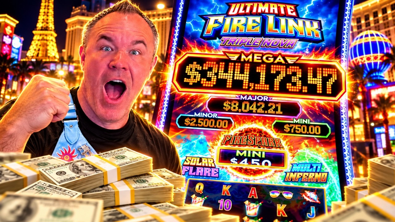 THIS NEVER HAPPENS! Every Bonus Triggered on the BIGGEST MEGA in Las Vegas!