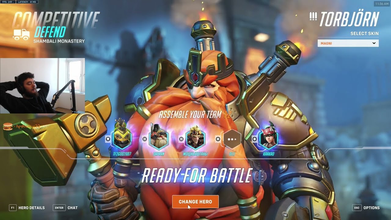 DAFRAN TORBJORN IS OP! [ OVERWATCH 2 TOP 500 SEASON 2 ]