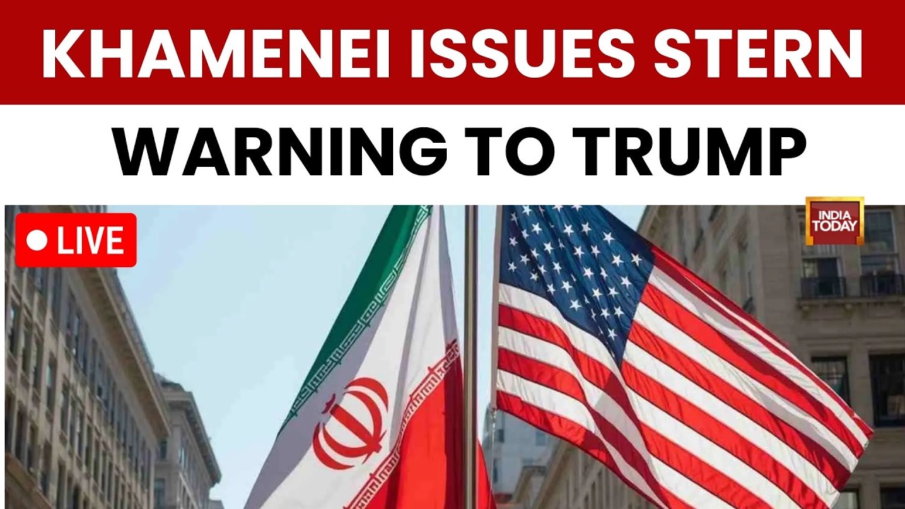 US-Iran Tensions: Khamenei Issues Stern Warning To Trump | Khamenei VS Trump | India Today Live