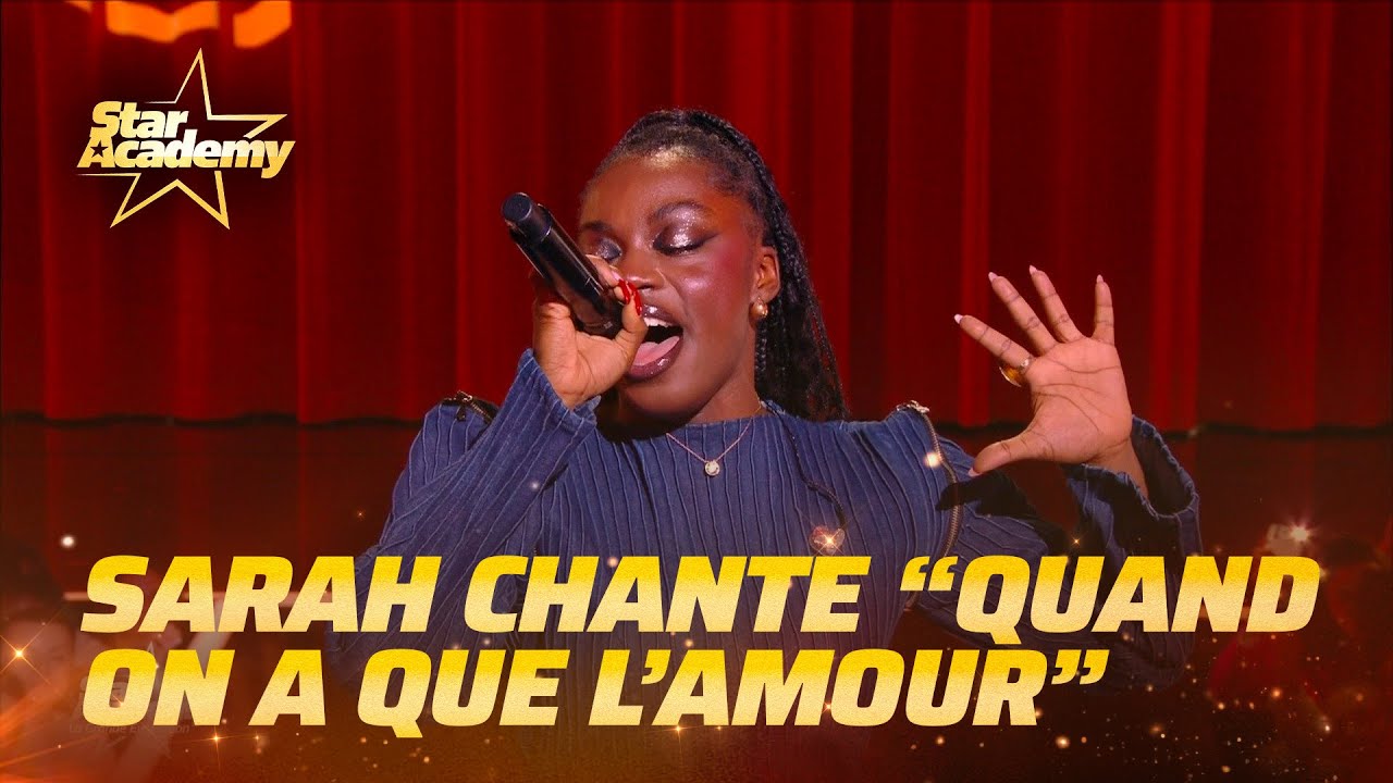 Sarah chante &laquo; Quand on a que l'amour &raquo; de Jacques Brel | Prime 11 | Star Academy 2025