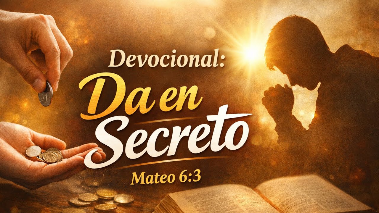 Nadie Debe Saber Esto Cuando Das… | Devocional Mateo 6:3