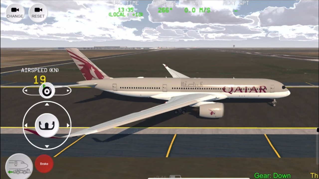 RC FS Advanced Real Flight Simulator GamePlay A359 QATAR by ios Android 8/7/22 AIO EP110