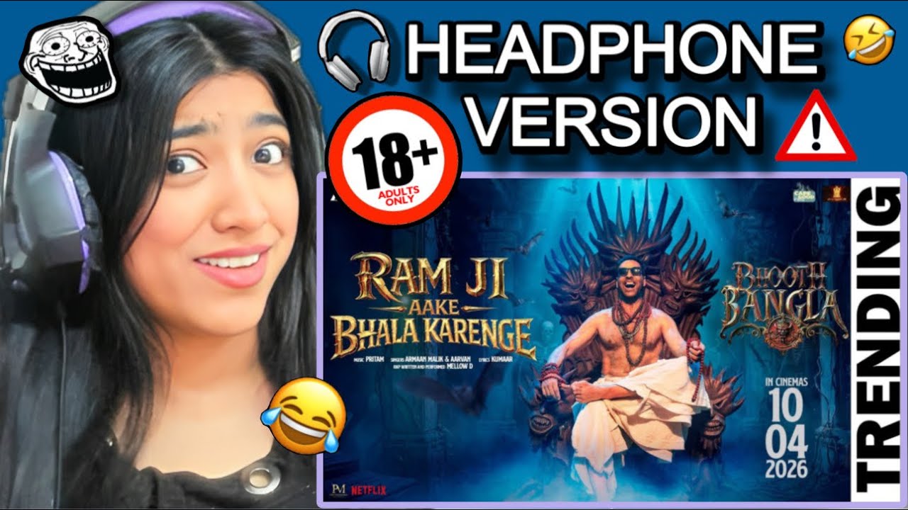 Reaction on Ram Ji Aake Bhala Karenge | HEADPHONE WARNING ⚠️ Bhooth Bangla | Akshay Kumar #reaction 