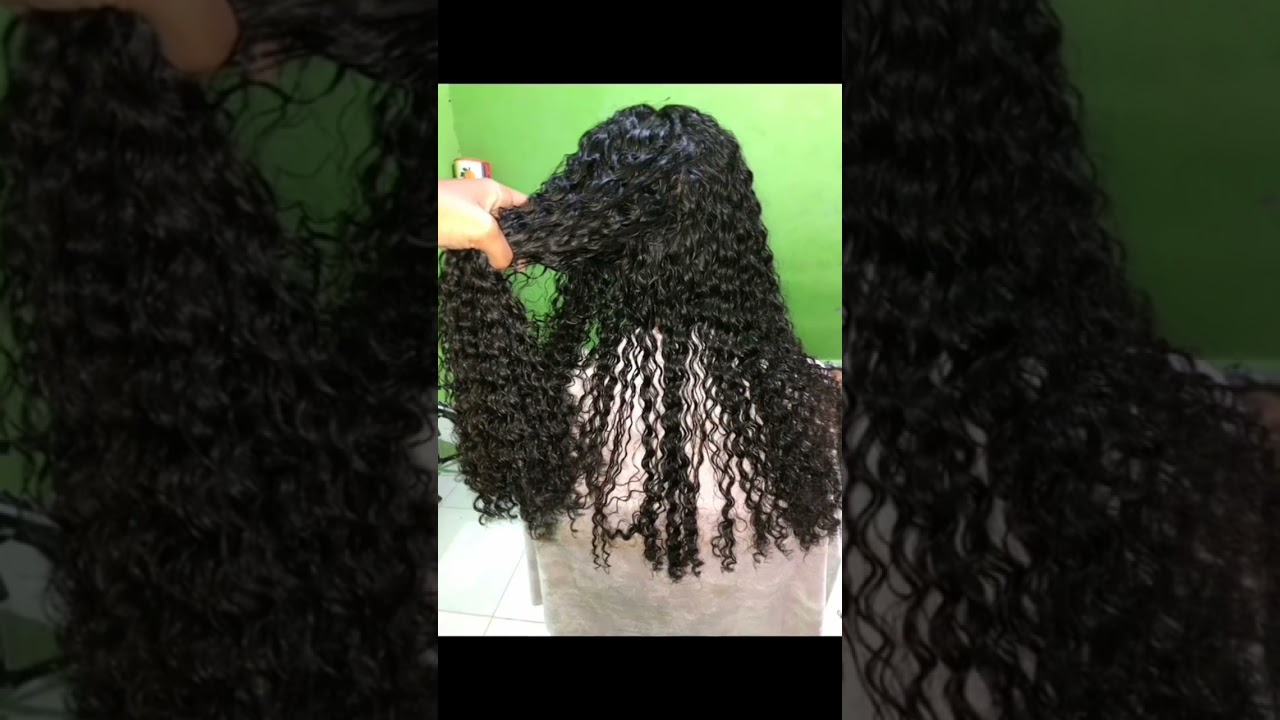 Tutorial Keriting Gantung Permanent #curlyhair #papua #keriting #rambutkeriting #curly