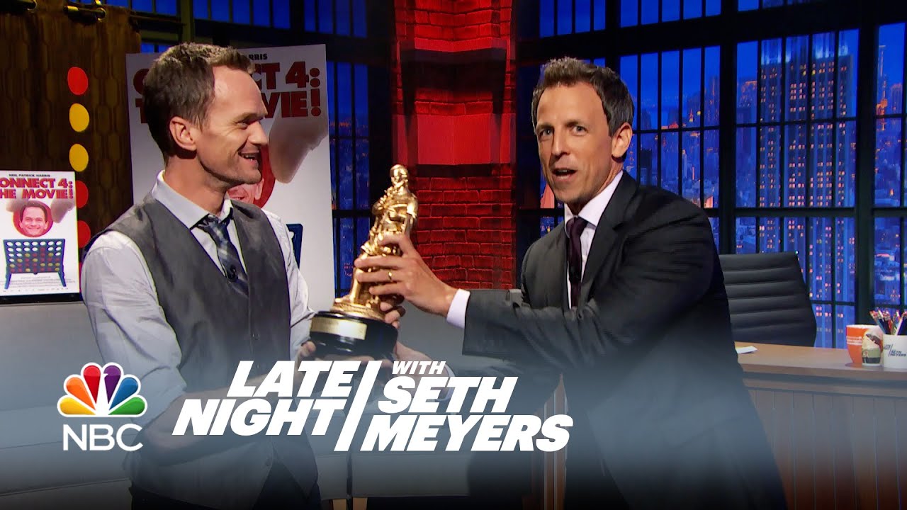 Neil Patrick Harris Accepts the Actathalon Challenge - Late Night with Seth Meyers