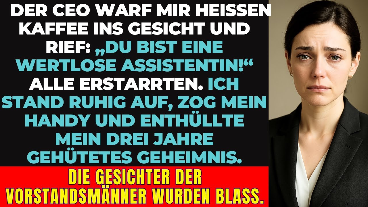 CEO wirft mir Kaffee ins Gesicht – Doch was dann passierte, verändert alles