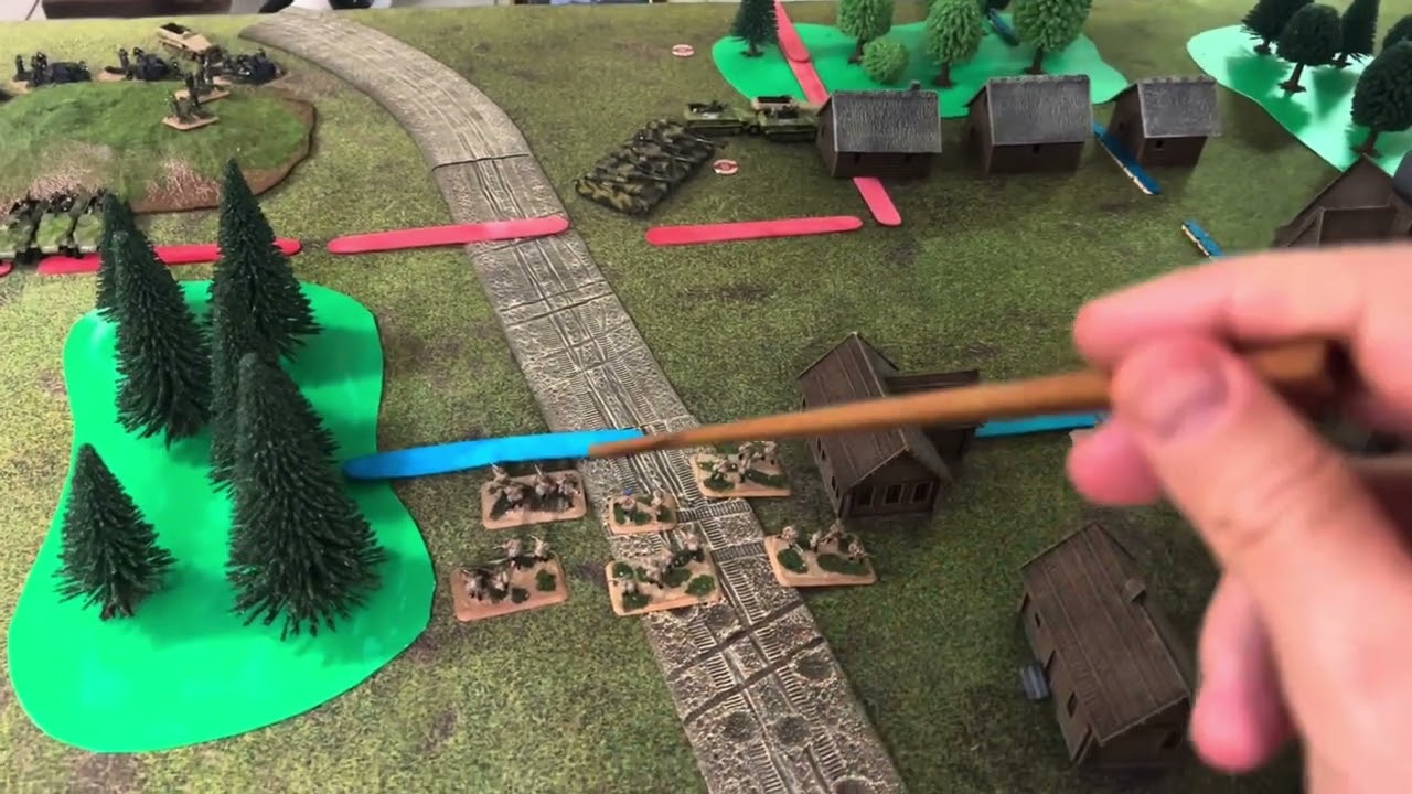 Flames of War - Battle Report: Panzers III & IV vs Russian Lees & Stuarts
