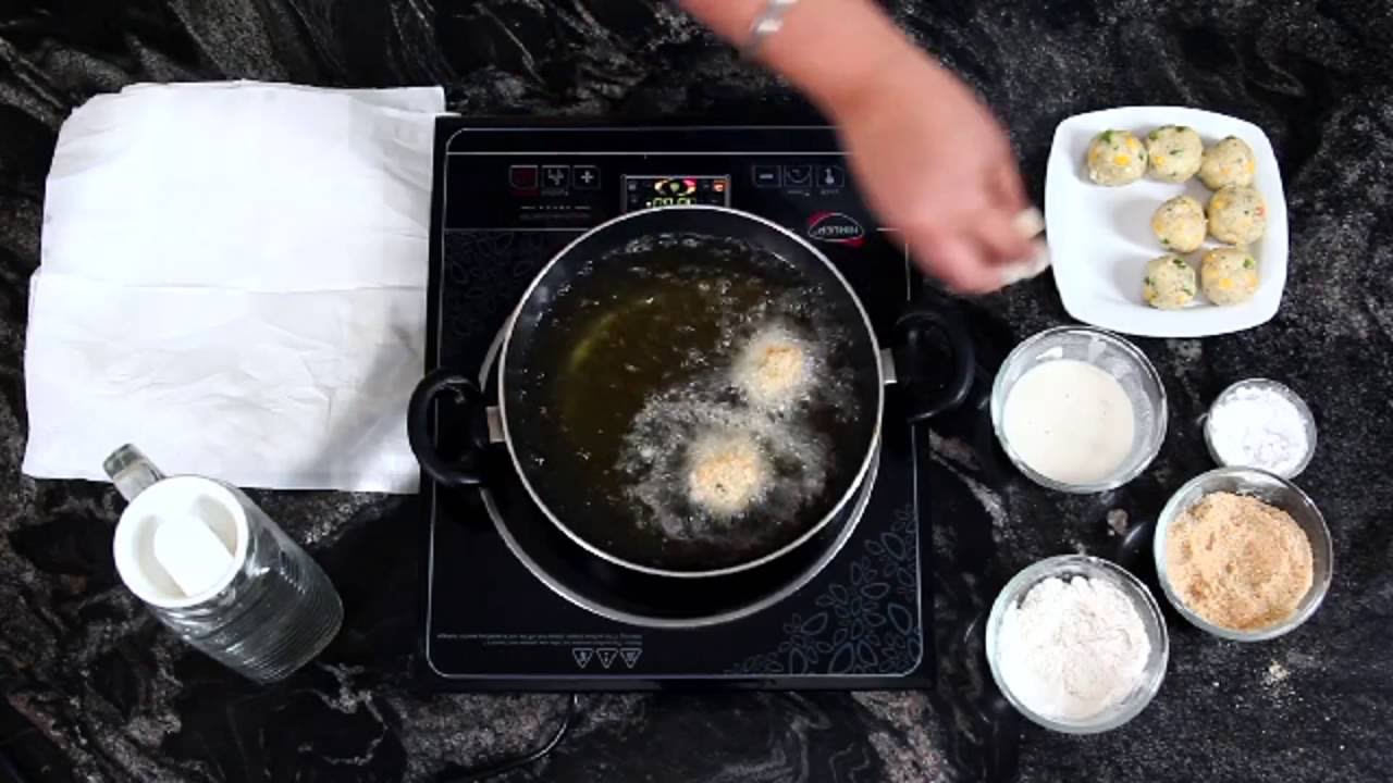Cheese Corn Balls - VCookVeg