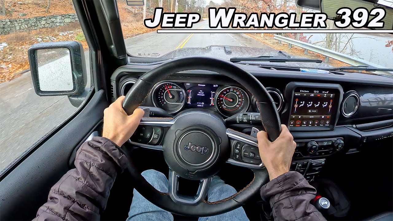 Jeep Wrangler 392 Rubicon - 470hp V8 Monster Rain Drive (POV Binaural Audio)