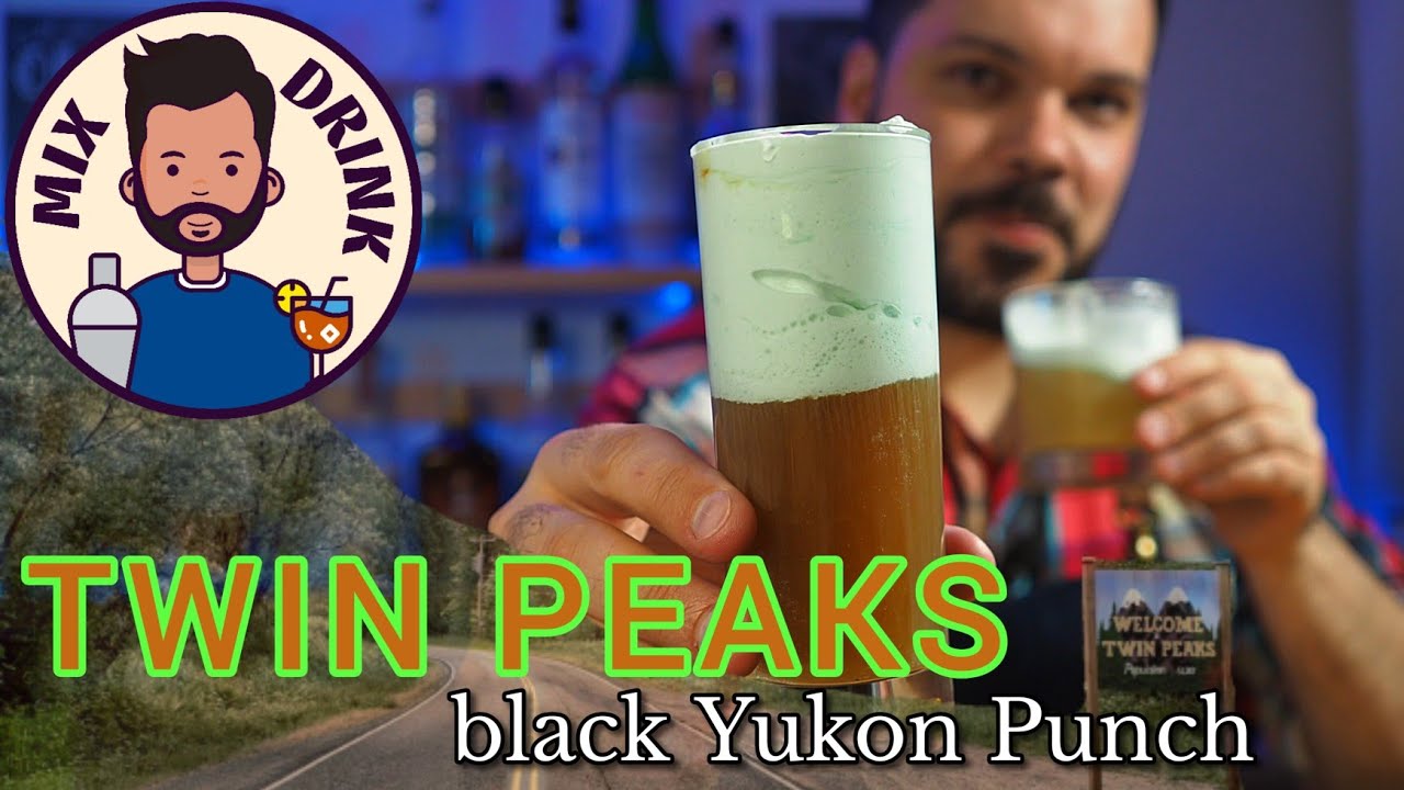 ТВИН ПИКС коктейли из сериала / Twin Peaks - Black Yukon Punch cocktail