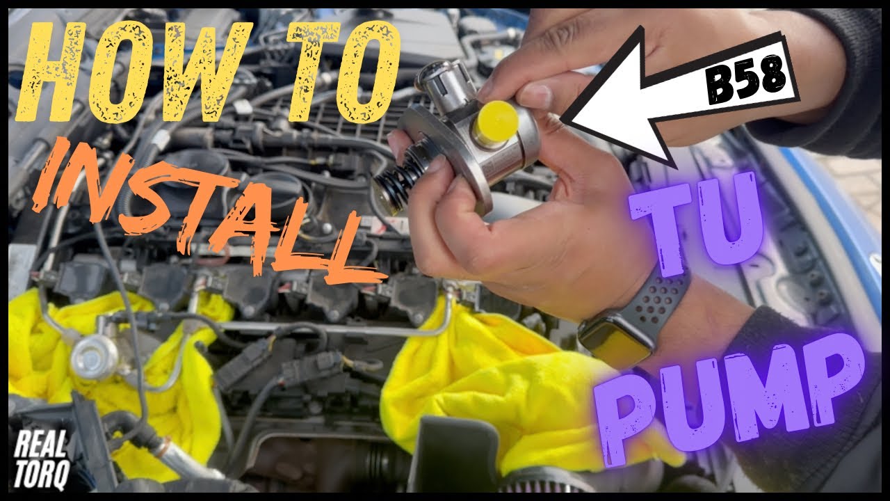 How To INSTALL A B58 TU Pump For Stage 2 PLUS MHD (More BOOST for the M140i)