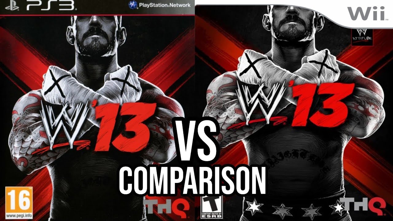 WWE 13 PS3 Vs Nintendo Wii