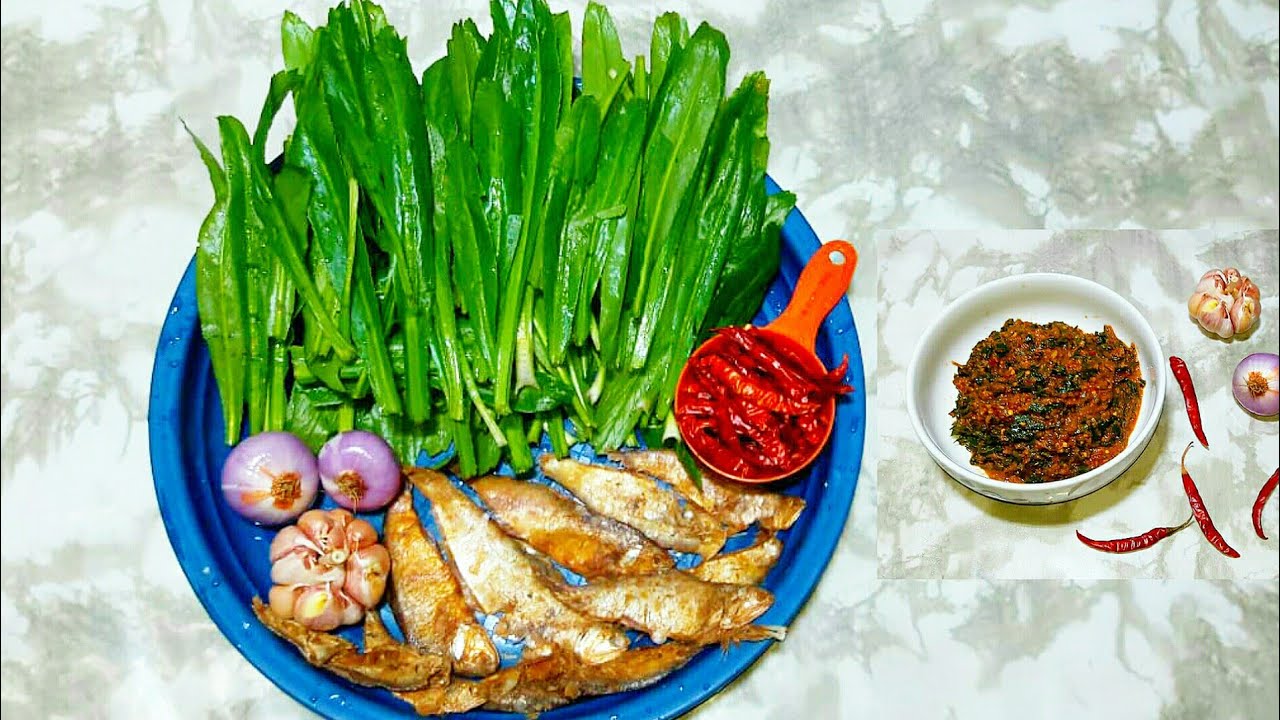 বিলাতি ধনিয়া পাতা দিয়ে শুঁটকি ভর্তা | চাসনি পাতার ভর্তা | Bilati Dhoniya Patar Vorta | ShutkiVorta