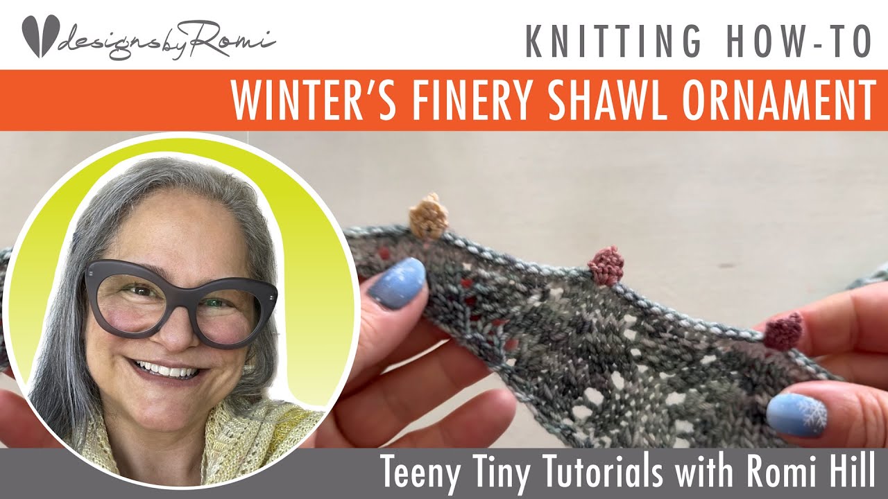 Knitting How-to: Winter's Finery Ornament; Teeny Tiny Tutorials