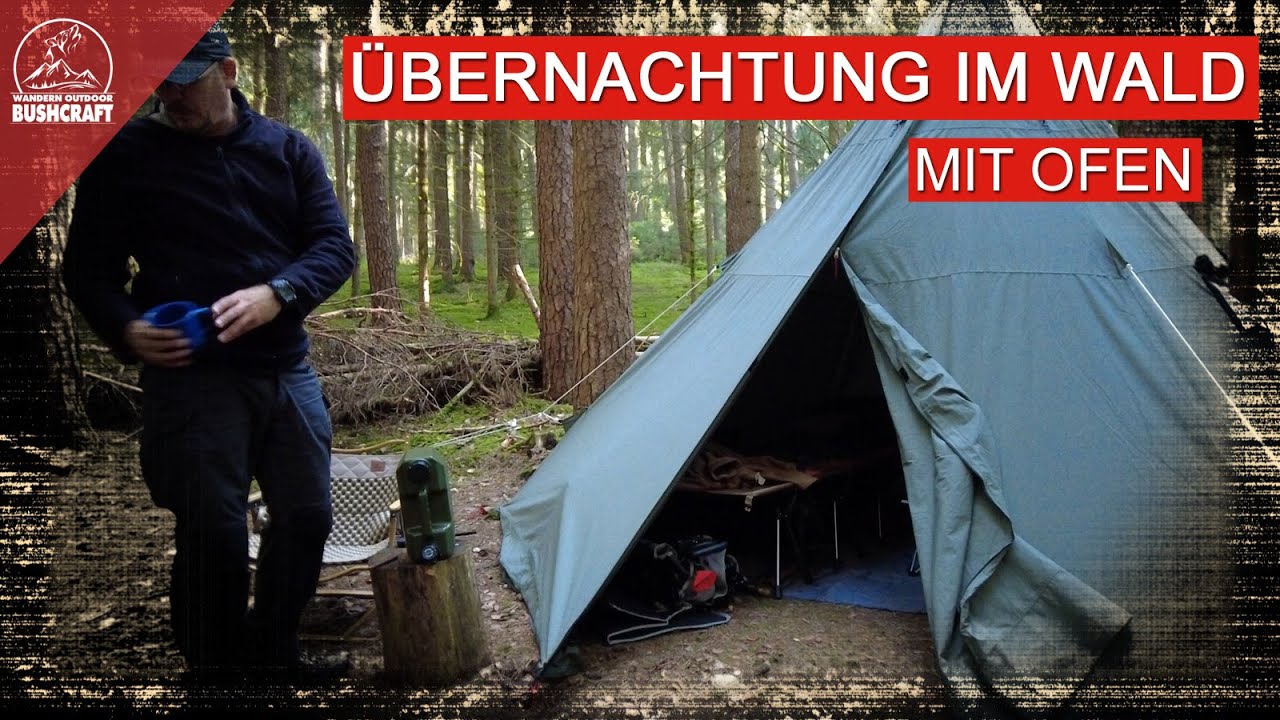 Entspannte Übernachtung mit Ofen | Tipi Camping, ASMR & Peaceful Ambient Music 🔥#tipicamping  #asmr