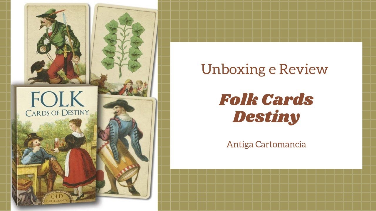 🔴 UNBOXING E REVIEW: FOLK CARDS OF DESTINY: ANTICA CARTOMANZIA *pt-br*