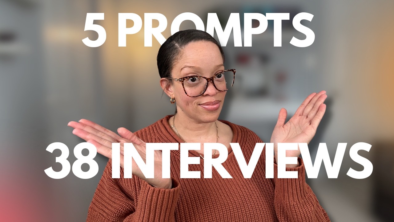 From Invisible to Interview Ready: My 5 ChatGPT Prompts
