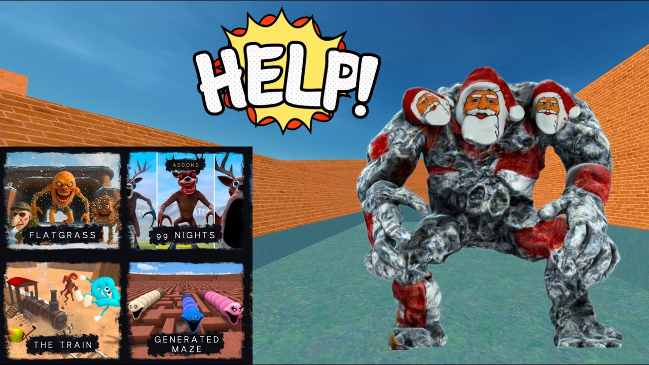 🌈Nextbots In Playground!!! I MADE NEW GOO GOO GAGA TANK MEMES