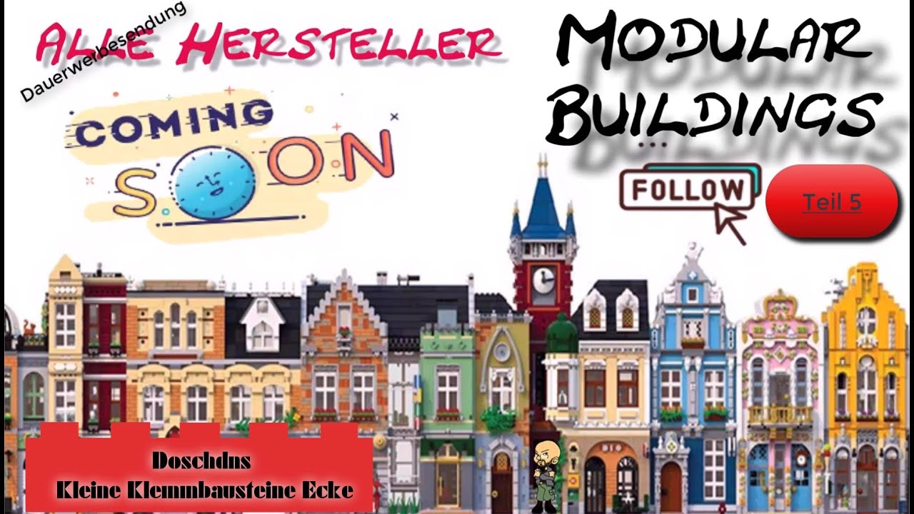 Alle Modulars im Überblick - Kommende und erschienene Modular Buildings - Mould King, Rael  - Teil 5