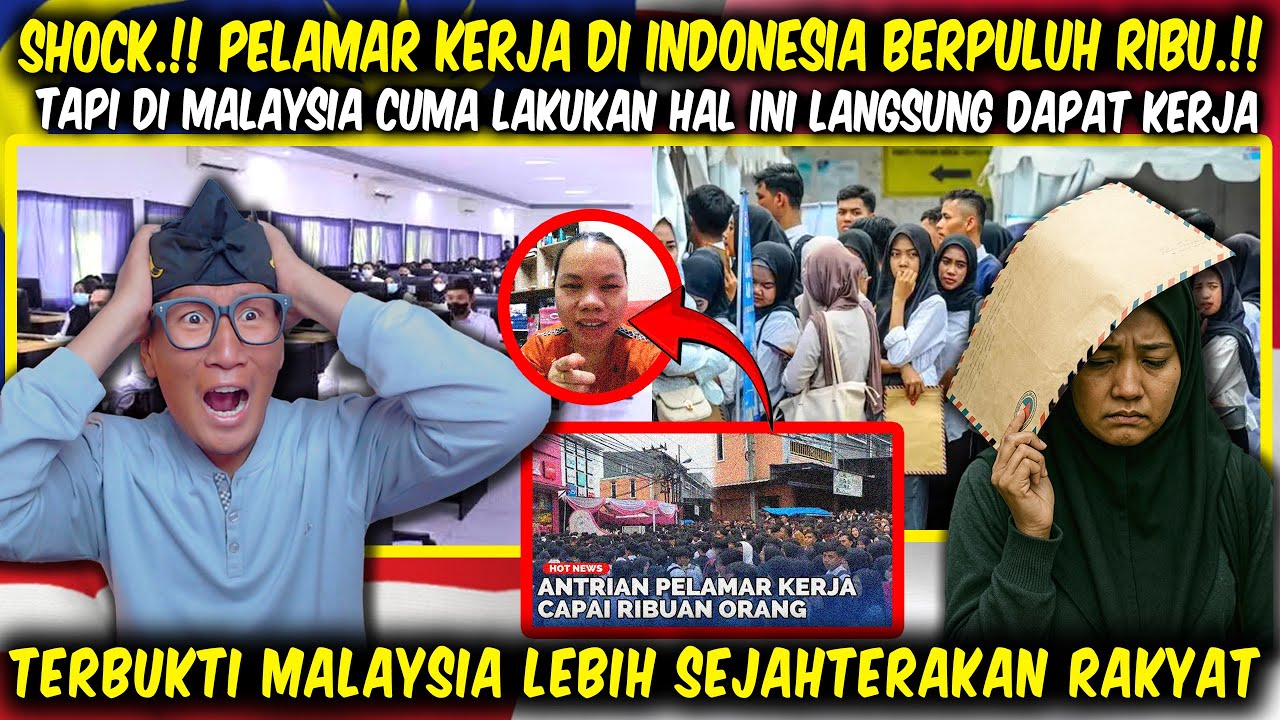 SHOCK GILE❗❗ PADAHAL CARI KERJA DI MALAYSIA SEMUDAH INI❗TAPI KENAPA DI INDONESIA SUSAH BETUL.⁉