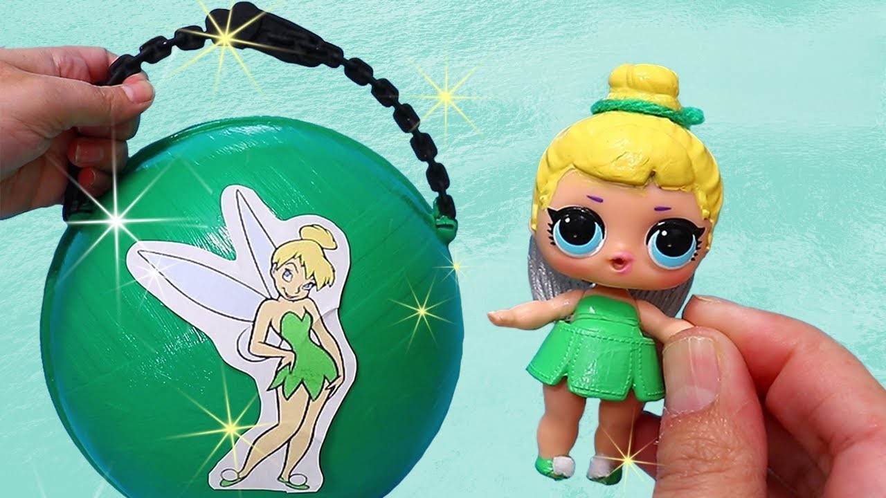 Bola LOL Surprise de TinkerBell con muñeca DIY de Campanita | Juguetes para niñas y niños
