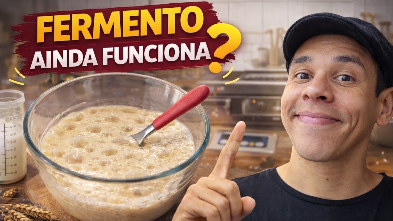 Como saber se o Fermento pra pão está bom? (Método que eu uso)