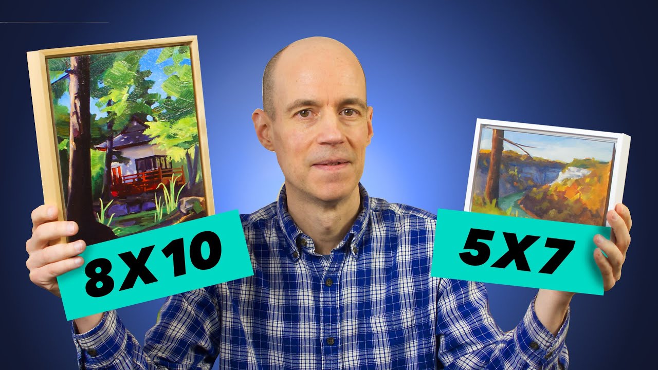 How to Frame Flat Panel Artwork in a 7/8" Ampersand Floaterframe - Easy DIY Tutorial by