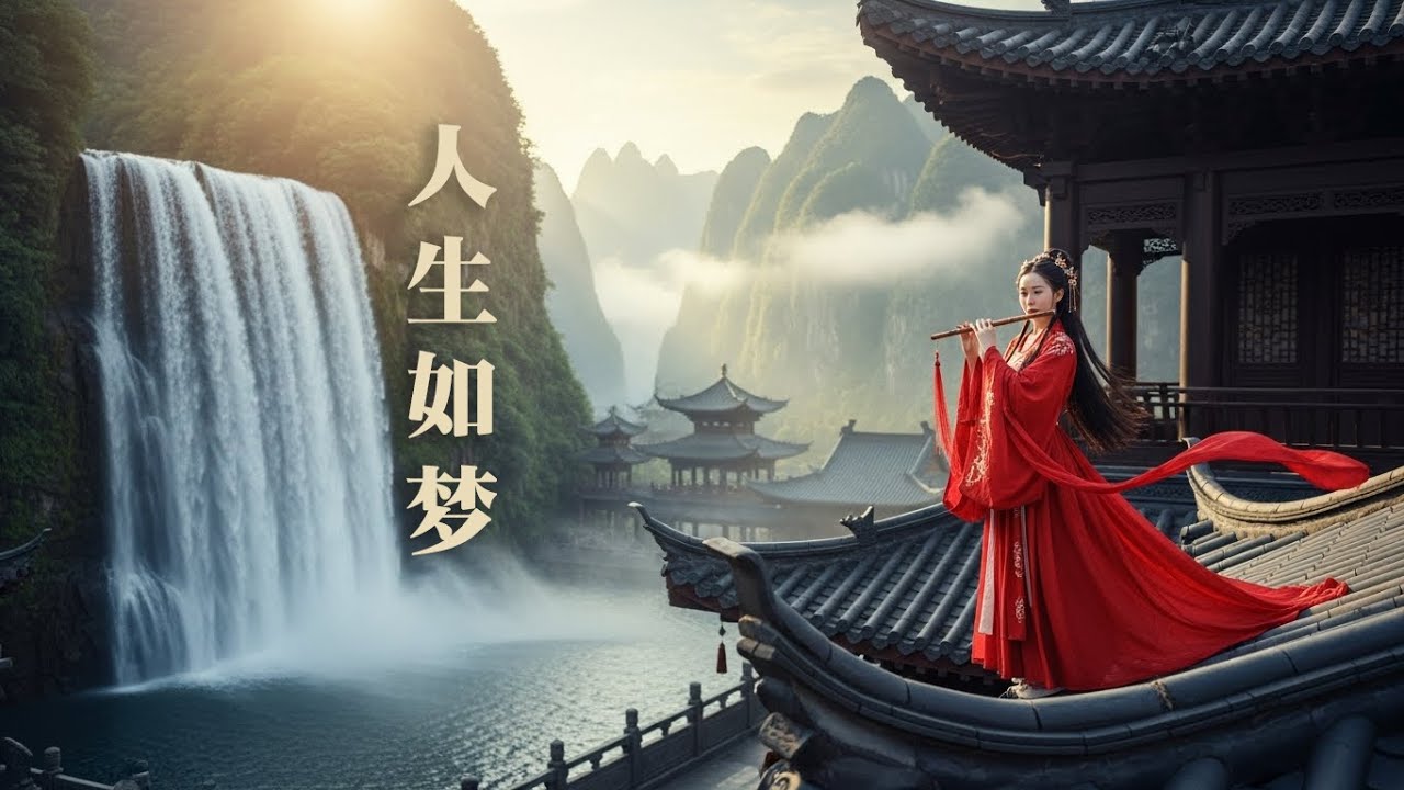 A Flute Girl Most Beautiful Chinese Flute Music, Stress Relief Music, Sleep Music