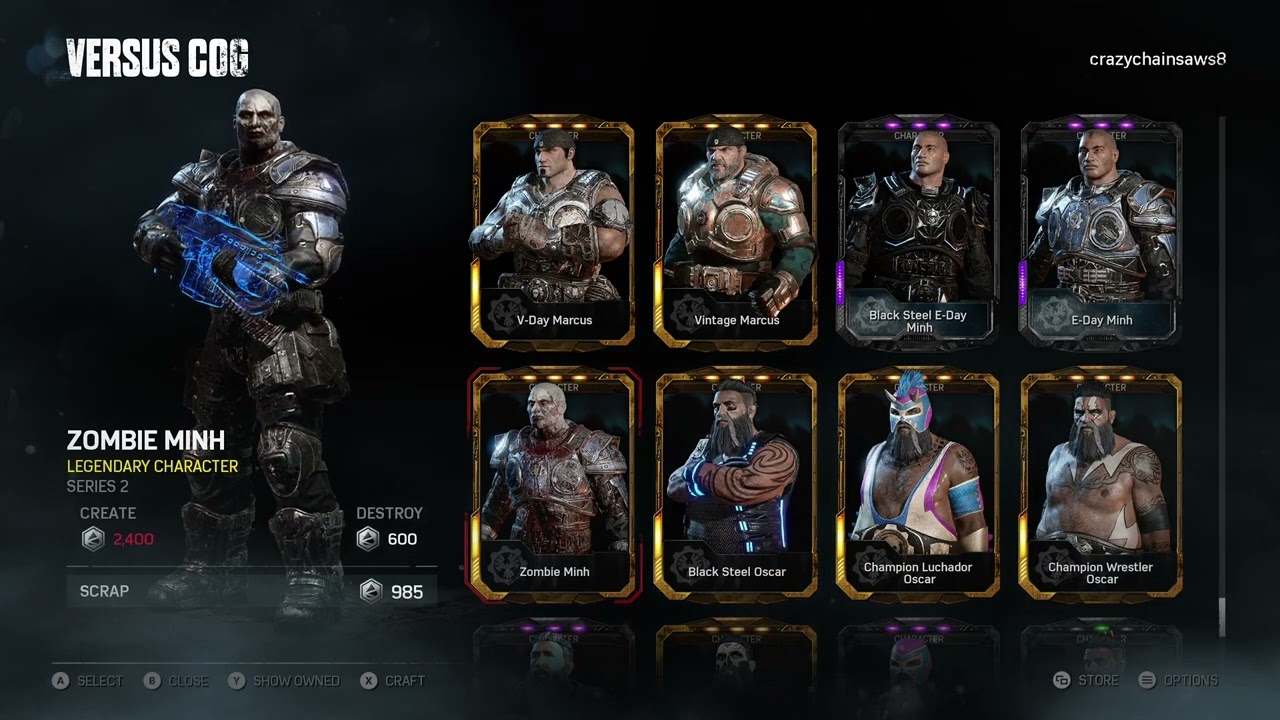 Gears Of War 4 All Character Skins