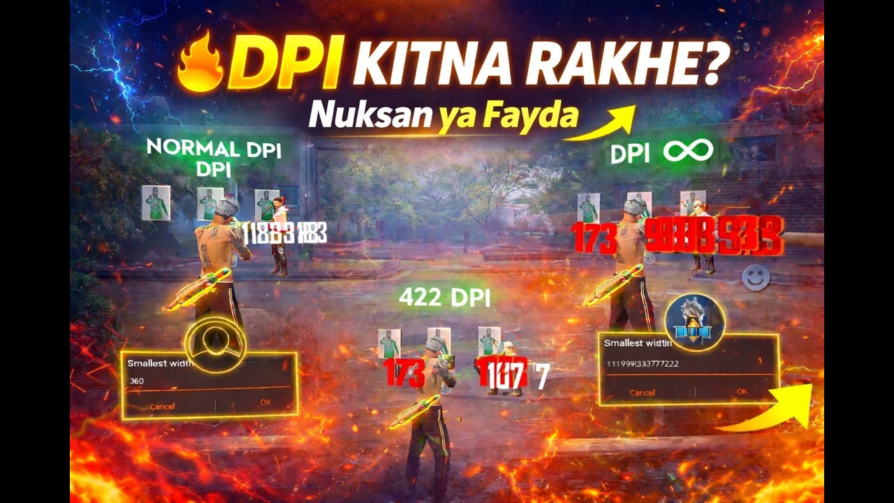 What is DPI in Free Fire? Complete Explanation + Best Settings 2026 #freefire #dpi 