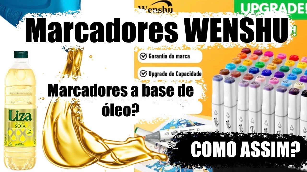 Saiba tudo sobre os marcadores oleosos WENSHU - testando os marcadores mais virais da internet