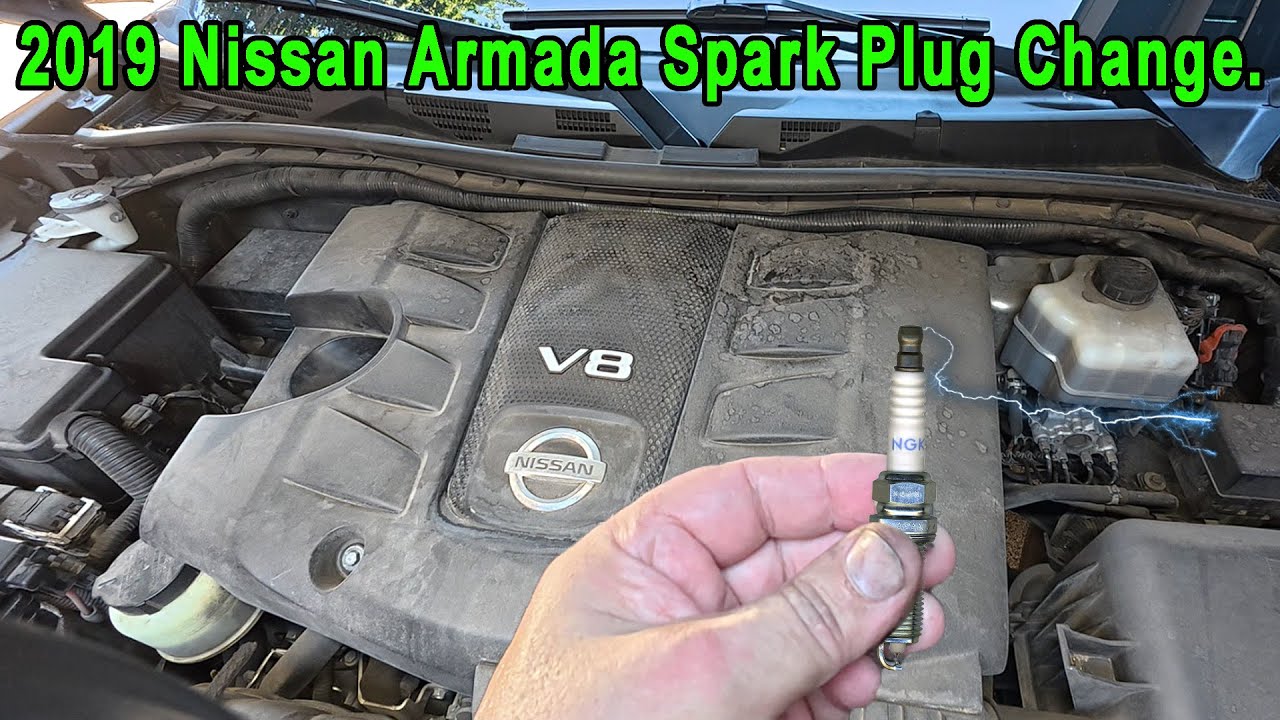 Как заменить свечи зажигания на Nissan Armada 2019 года.