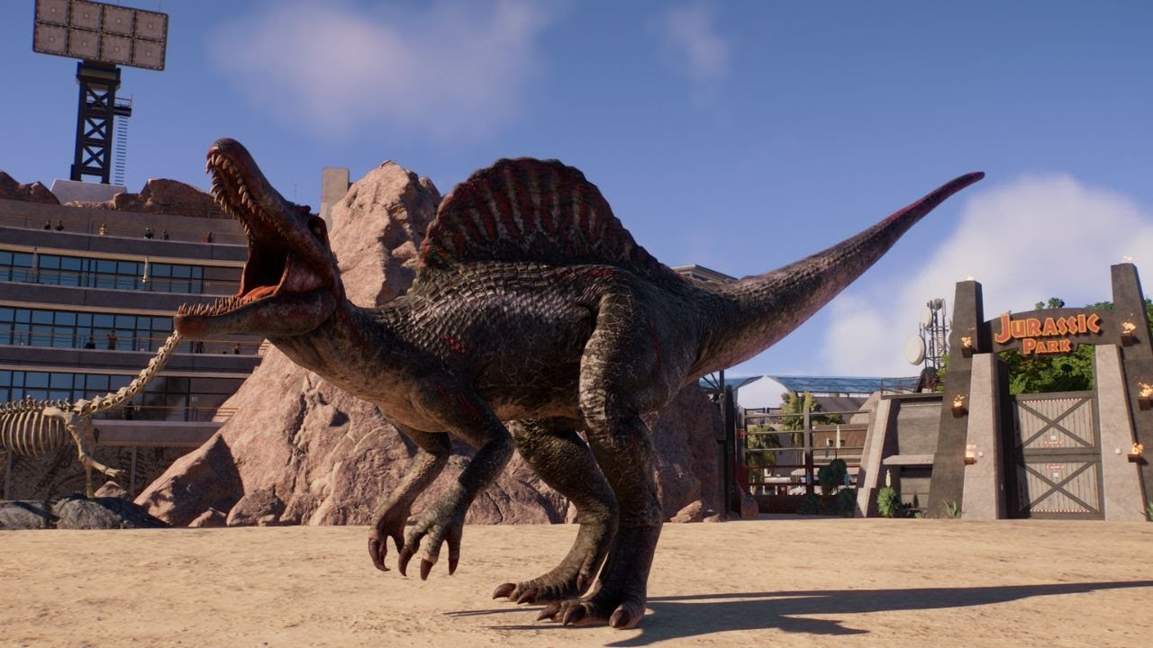 SPINOSAURUS vs CARNÍVOROS — Batalla Épica — ¿Quién Ganara? — Jurassic World Evolution 3