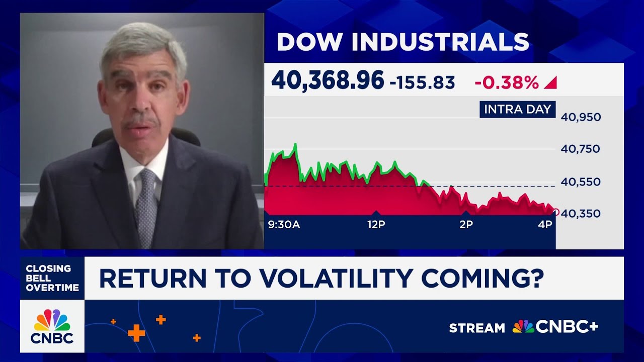 Expect a return to volatility in the weeks ahead, says Allianz's Mohamed El-Erian