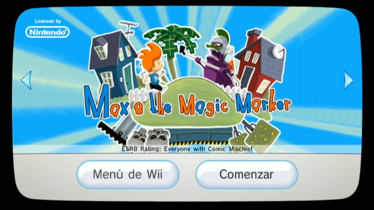 Max & the Magic Marker (WiiWare Gameplay)