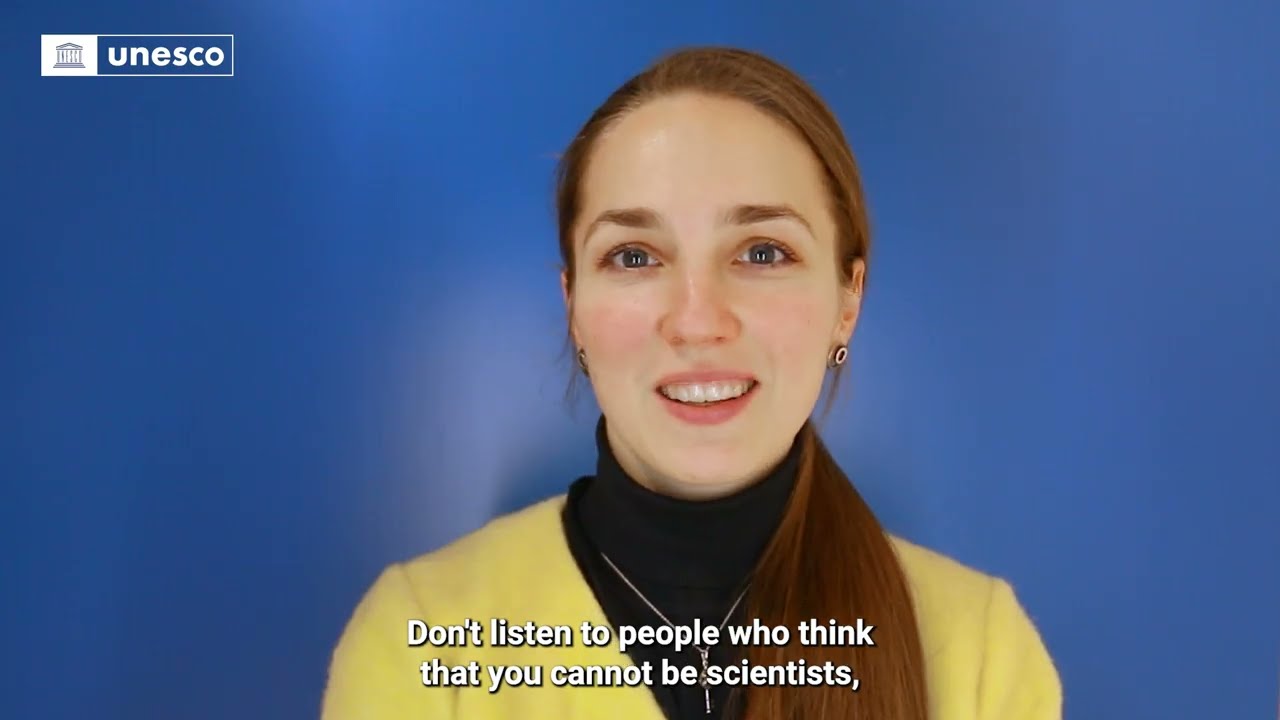 What is your message for girls who dream of a career in science?