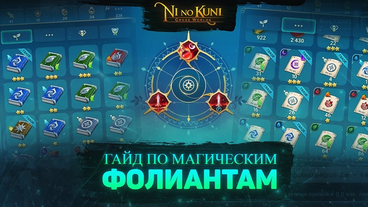 Ni no Kuni Cross Worlds Гайд по магическим фолиантам