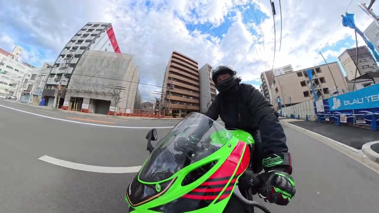 ZX-10Rで「土佐稲荷神社〜心斎橋・アメリカ村散策」ツーリング