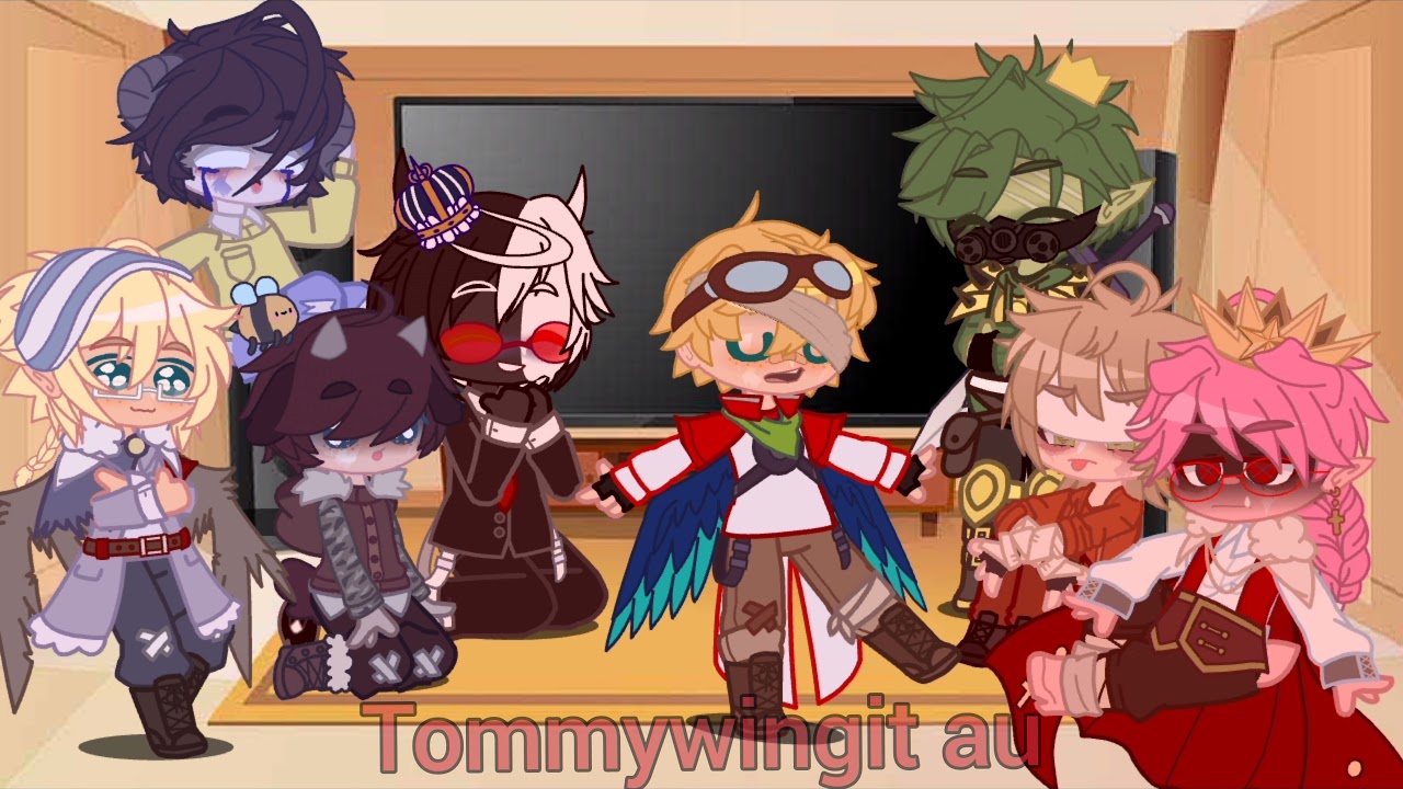 Mcyt react to Tommyinnit au's || Gacha Club [🌱]