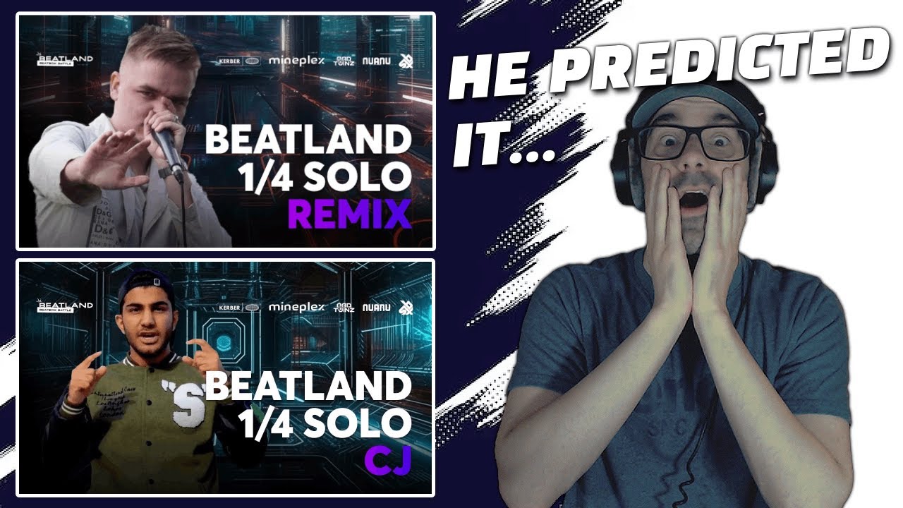 Reacting to REMIX vs CJ! BEATLAND 1/4 FINAL BATTLE!