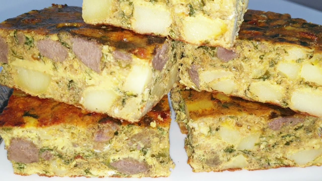 طاجين تونسي بالكبدة