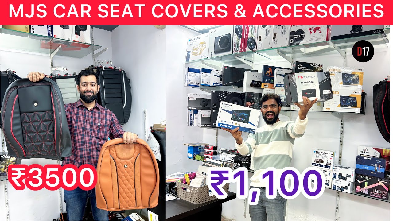 Car accessories system just 5000 speakers just 1100 seat covers just 3500 with warranty ￼