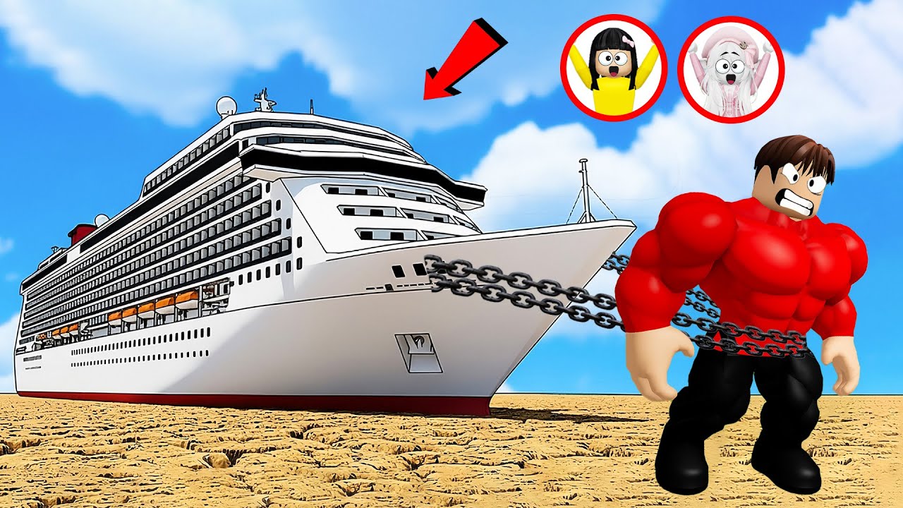 Yuta Mio Jadi Manusia Kuat Berotot Tarik Kapal Pesiar Paling Besar Dan Berat | ROBLOX