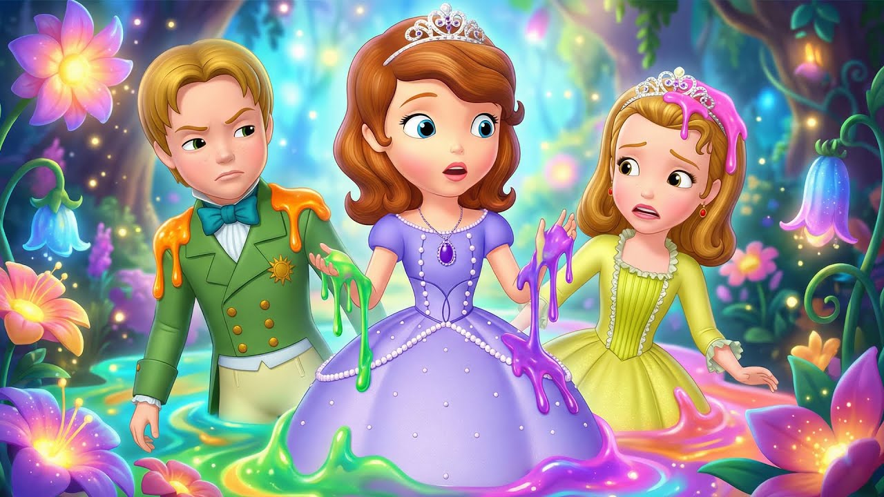 The Mystery of the Colorful Swamp 🌿✨ | Magic Turns Into a Colorful Mess | Sofia the First Animation
