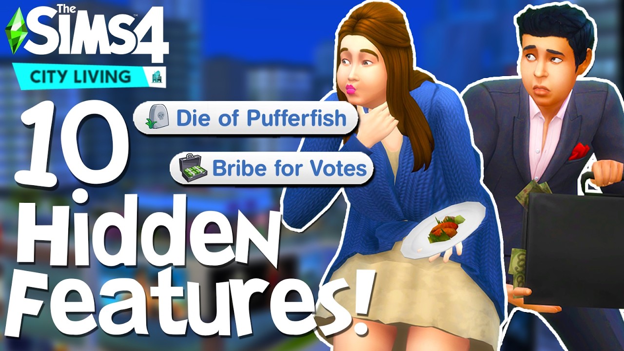 The Sims 4: 10 FEATURES You Might Not Know! (City Living)