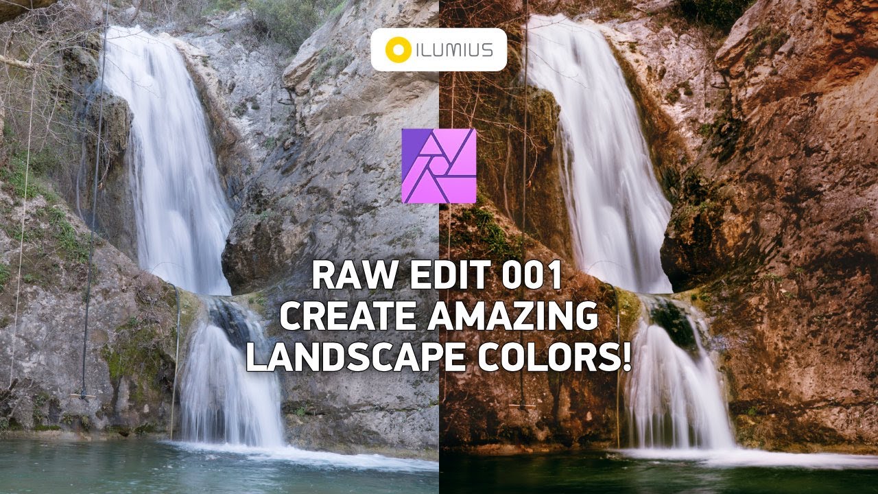 RAW EDIT 001 – Create Amazing landscape photos. Affinity Photo Tutorial