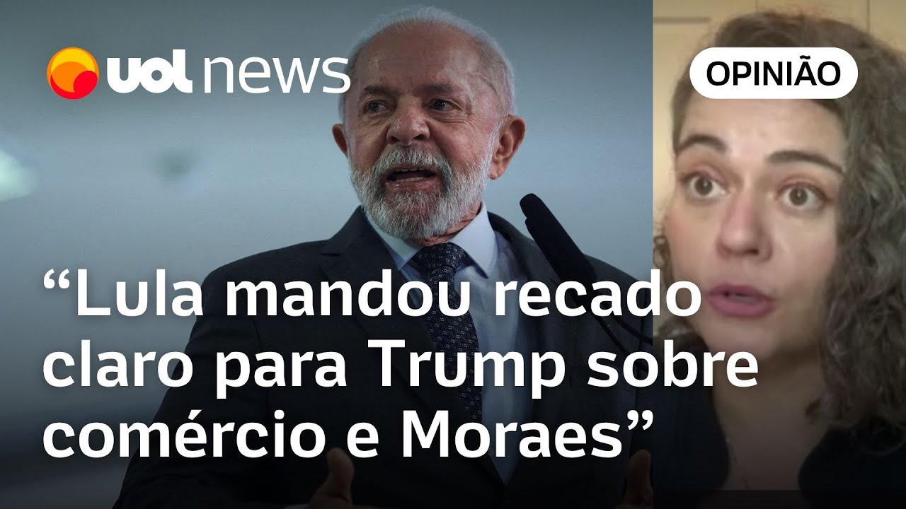 Lula envia recado a Trump ao dizer que 'mundo n&atilde;o quer xerifes' | Mariana Sanches