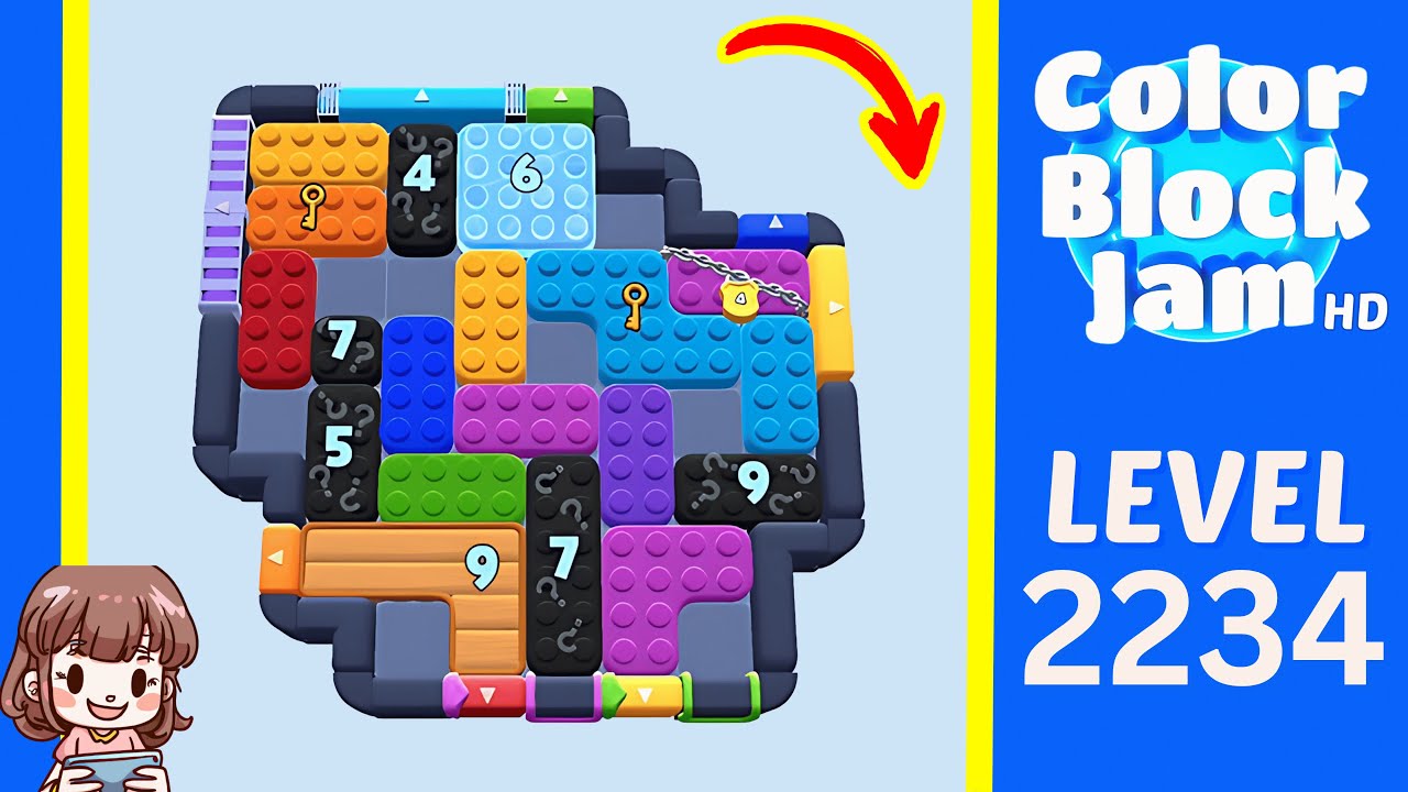 Color Block Jam Level 1327 (2234) Solution Walkthrough