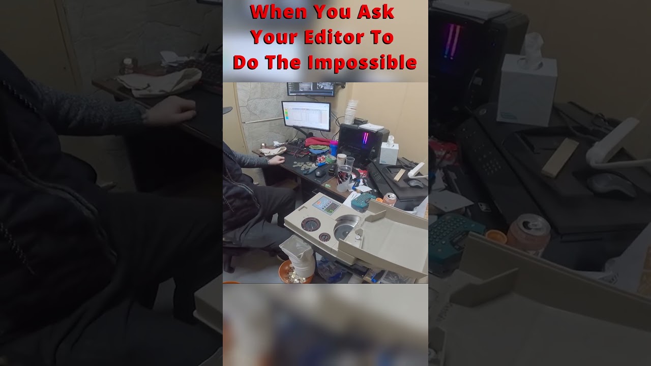 What Happens When Editors Are Asked To Do The Impossible? #shorts #funnyshorts #laundromat