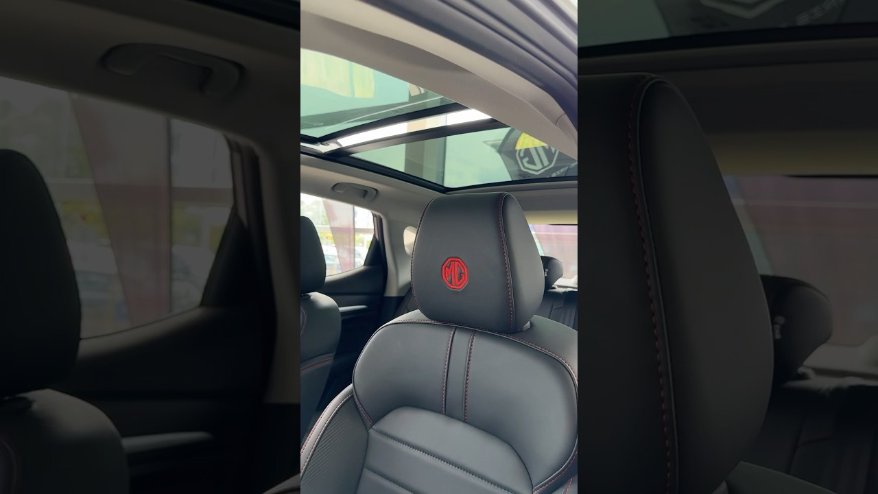 MG ZS exterior and interior details